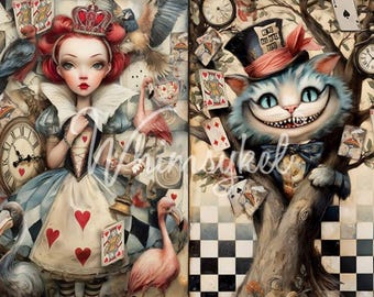 Chester & The Queen | Whimsykel Designs |  21" x 29" or 14" x 20" | 18 lb Tissue