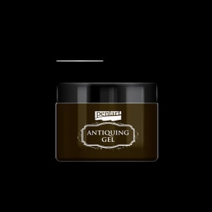 Antiquing Gel Umber or white 150ml|Pentart|mixed media, scrapbooking, art journals, diy crafts