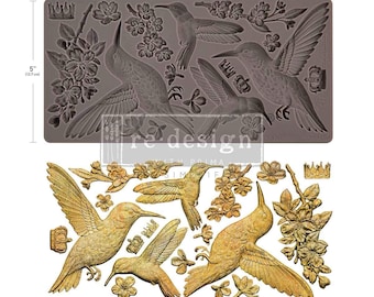 Bloom & Flutter|  Decor Mould Redesign with Prima  |Silicone | furniture decor embellishment