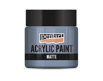 Vintage Blue | Pentart Acrylic Paint Matte | 50ML | mixed media, scrapbooking, art journals, diy crafts