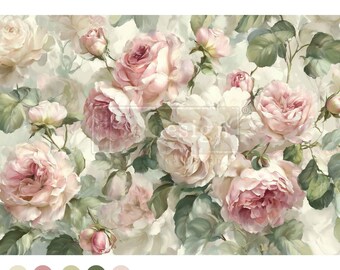 Velvet Bloom | A1 decoupage paper Fiber | Redesign with Prima| DIY Furniture Arts Crafts