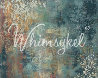 Winter Patina | Whimsykel Designs |  21" x 29" | 18 lb Tissue