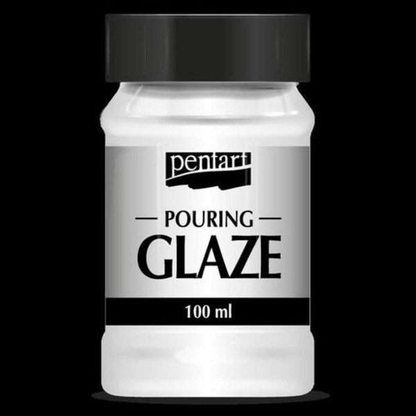 Pentart Pouring Glaze for hard coat resin like finish  100ML (35358)  - mixed media, canvas art, diy crafts