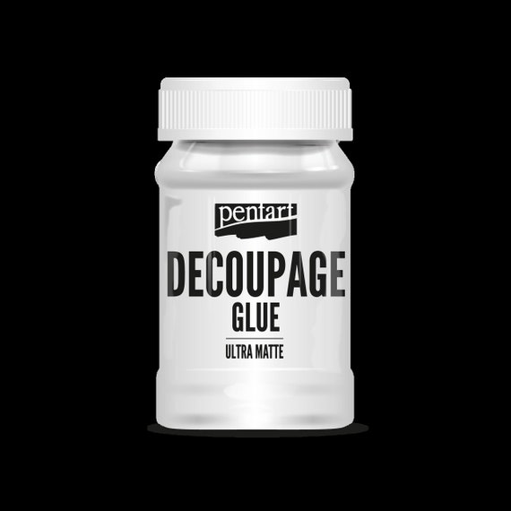 Pentart Decoupage Glue Ultra Matte 100ML| mixed media, scrapbooking, art journals, DIY