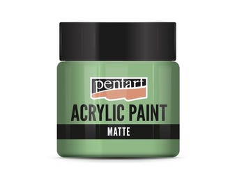 Pistachios | Pentart Acrylic Paint Matte | 50ML | mixed media, scrapbooking, art journals, diy crafts