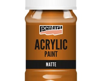 Orange | Pentart Acrylic Paint Matte | 100ML | mixed media, scrapbooking, art journals, diy crafts
