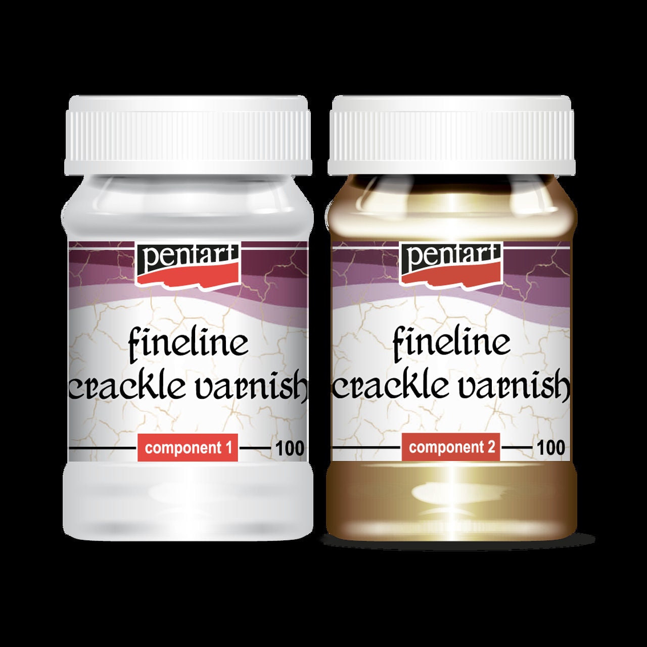 CRACKLE MEDIUM one Component 100 ml / DECOUPAGE / CRAFT/ WATER BASED