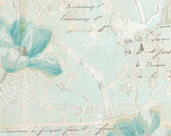 Birds in the Garden Background |Decoupage Queen | Ellen J Goods Cottages 2026 | A4 Decoupage Paper for DIY