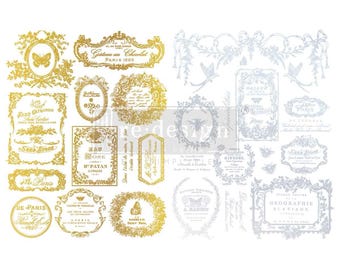 EClat Du Matin | H20 transfer |Redesign with Prima 8.5" x 11" | 2 sheets | Furniture Decor