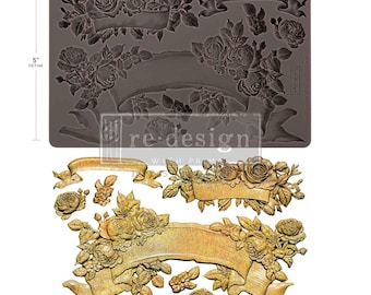 Bloom of Eternity|  Decor Mould Redesign with Prima  |Silicone | furniture decor embellishment