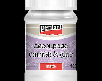 Decoupage Varnish & Glue Matte|Pentart| 100ML and 230ml|mixed media, scrapbooking, journals