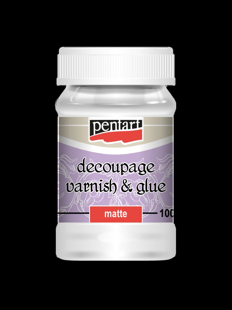 Pentart Decoupage Varnish & Glue Matte 100ML 28165 Mixed Etsy