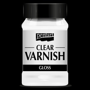 May include: A white jar of Pentart Clear Varnish in Gloss finish.