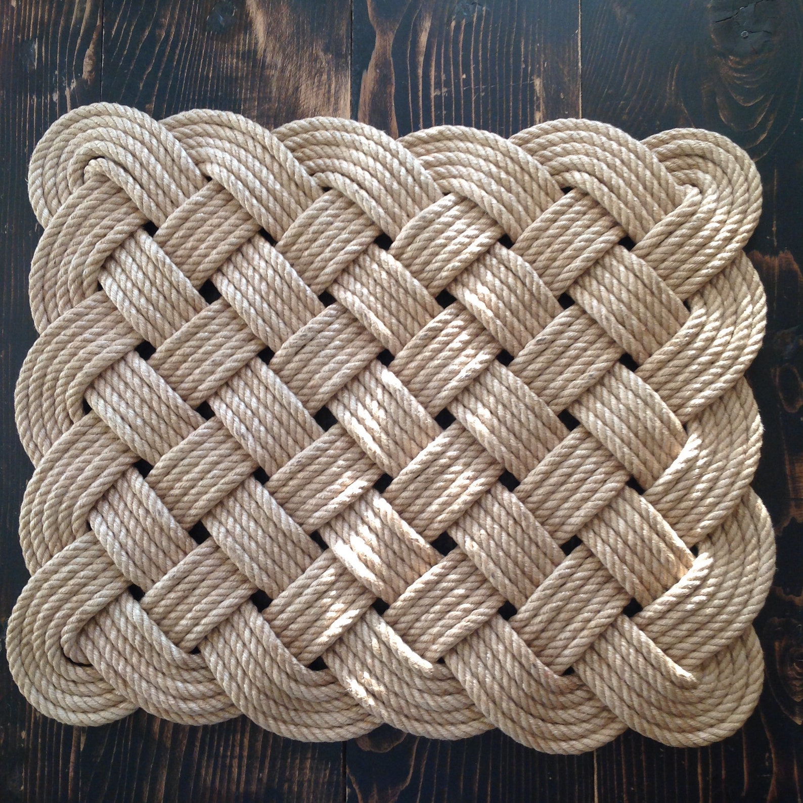 Nautical doormat rope rug maritime door stand jute rope Etsy