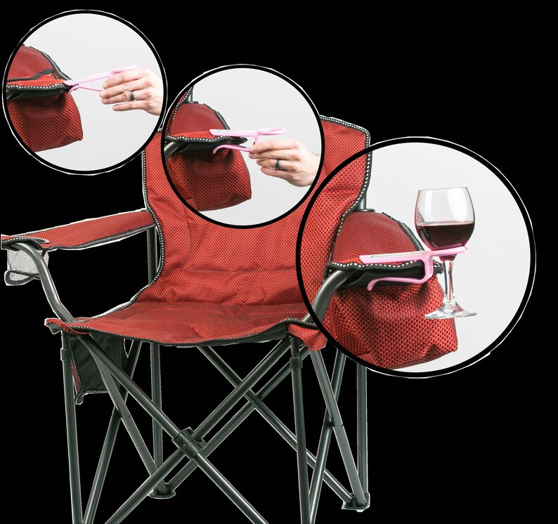 A Wine Hook Outdoor Wine Glass Holder for Most Outdoor Chairs Etsy UK