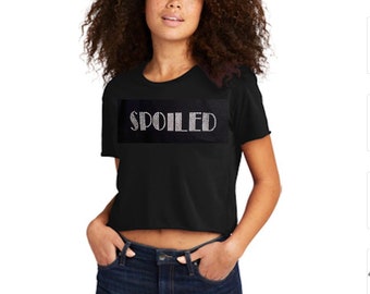 Pedrería de pedrería "estropeada" Crop TShirt