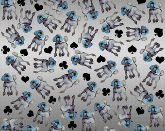 Poodles Ace de máscara de picas o bolsa de accesorios