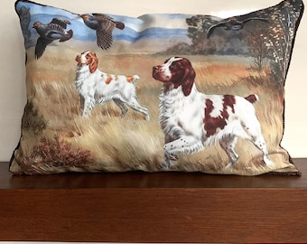 Beautiful Brittany Spaniel Pillow