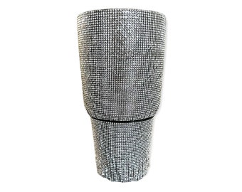 Vaso de cristal de plata de 30 oz