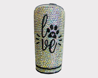 Vaso de amor de cristal