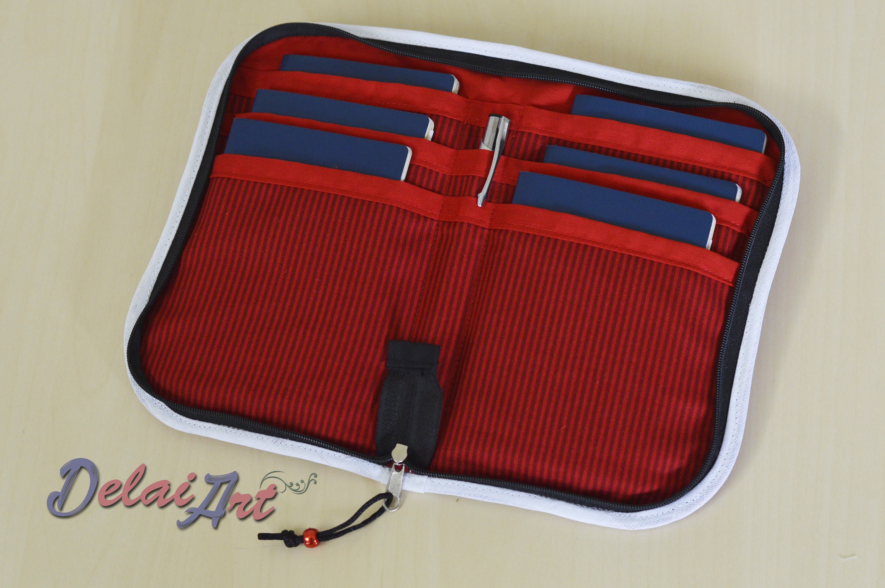 Zippered Passports Holder for 6 passports Etsy