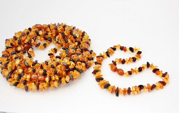 amber touch teething necklace