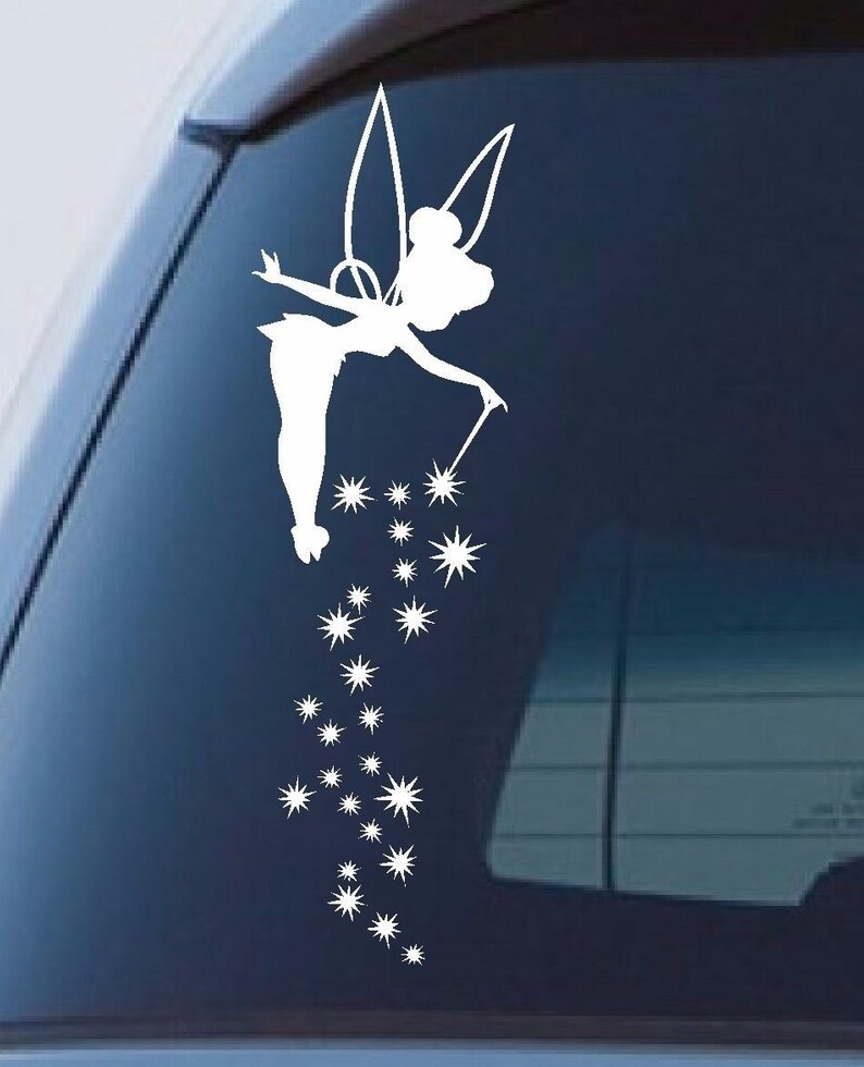 Tinkerbell Fairy Dust Window Sticker Stars Car Decal Cute Etsy