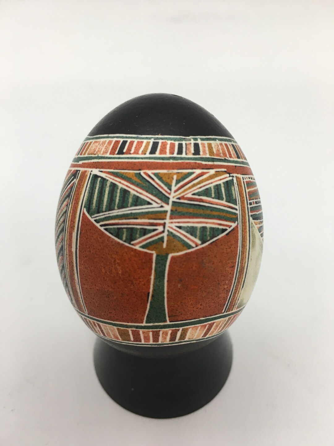 Ukrainian Egg Easter Pysanka Egg Modern Design Tree Motif Batik Art ...