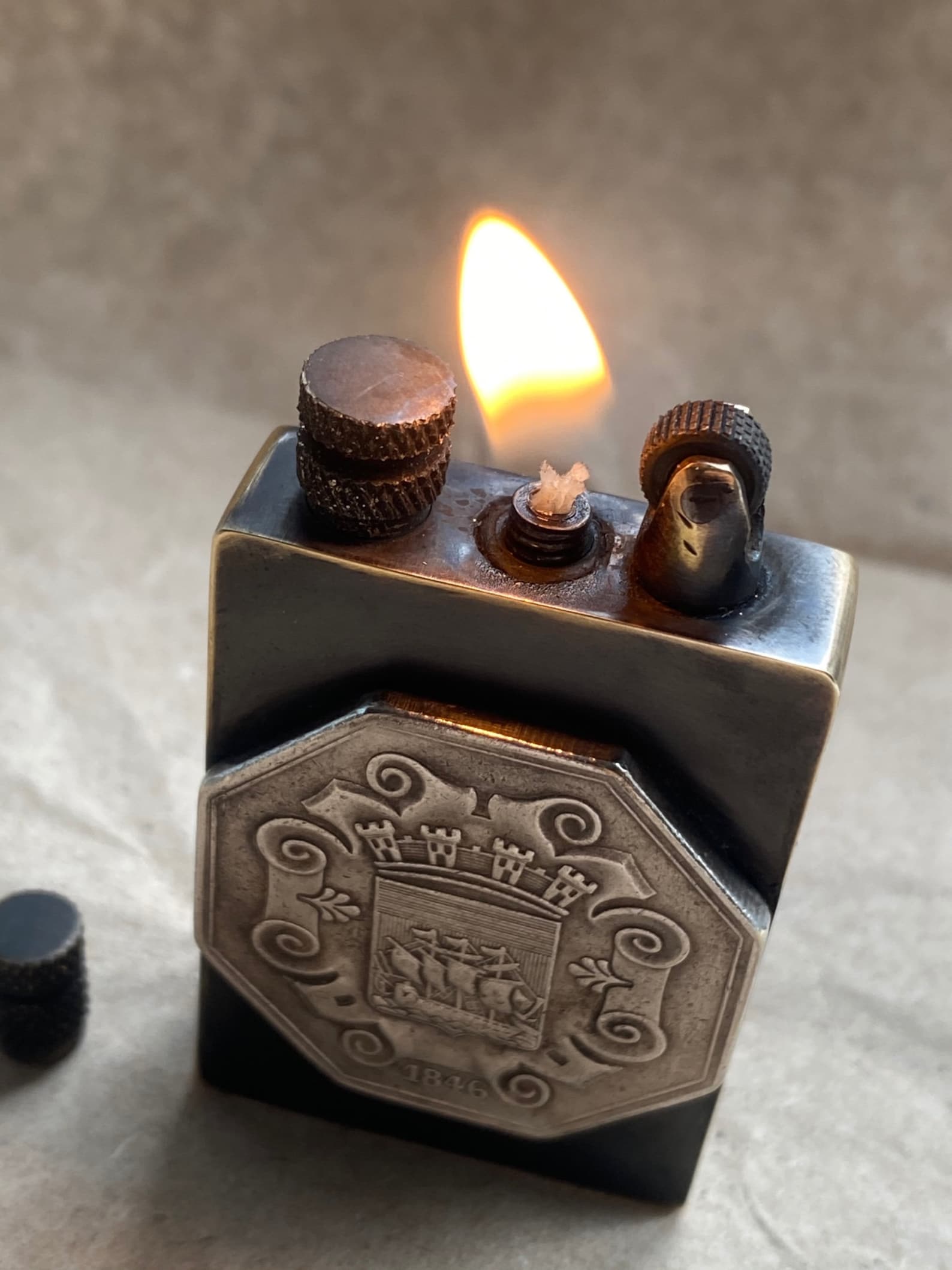 Vintage Petrol Lighter Handmade Steampunk Etsy