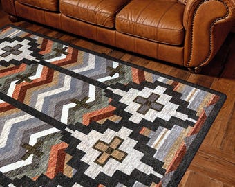 Bright Southwest Rug, Southwest Area Rug, Bright Area Rug, Aztec Rug, Aztec Area Rug, Southwest Rug, Southwestern Decor, Southwest Rug 8x10