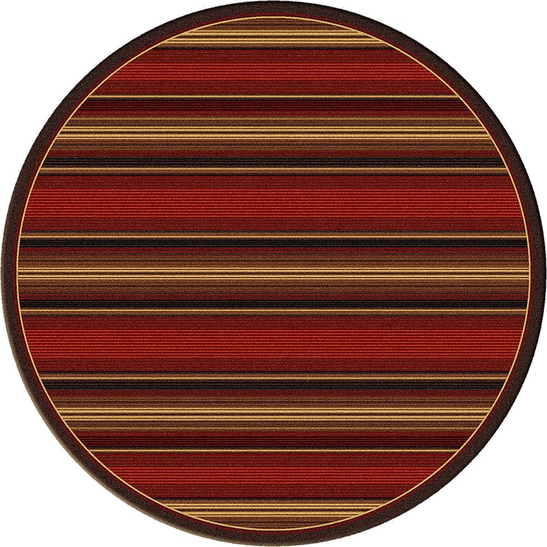 Red Western Rug Western Area Rug Western Rug Western Rugs Etsy