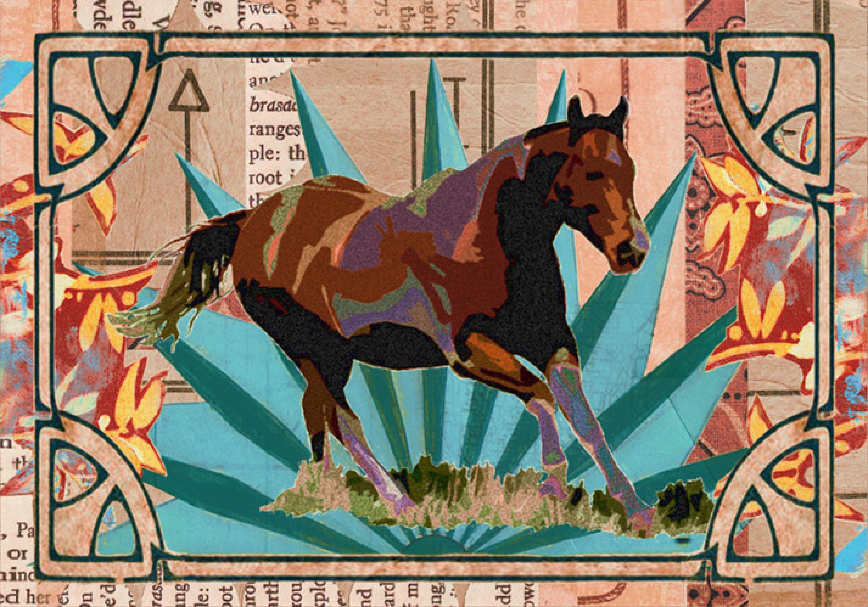 Horses Rug Horse Rug Horse Area Rug Western Rug Western Etsy