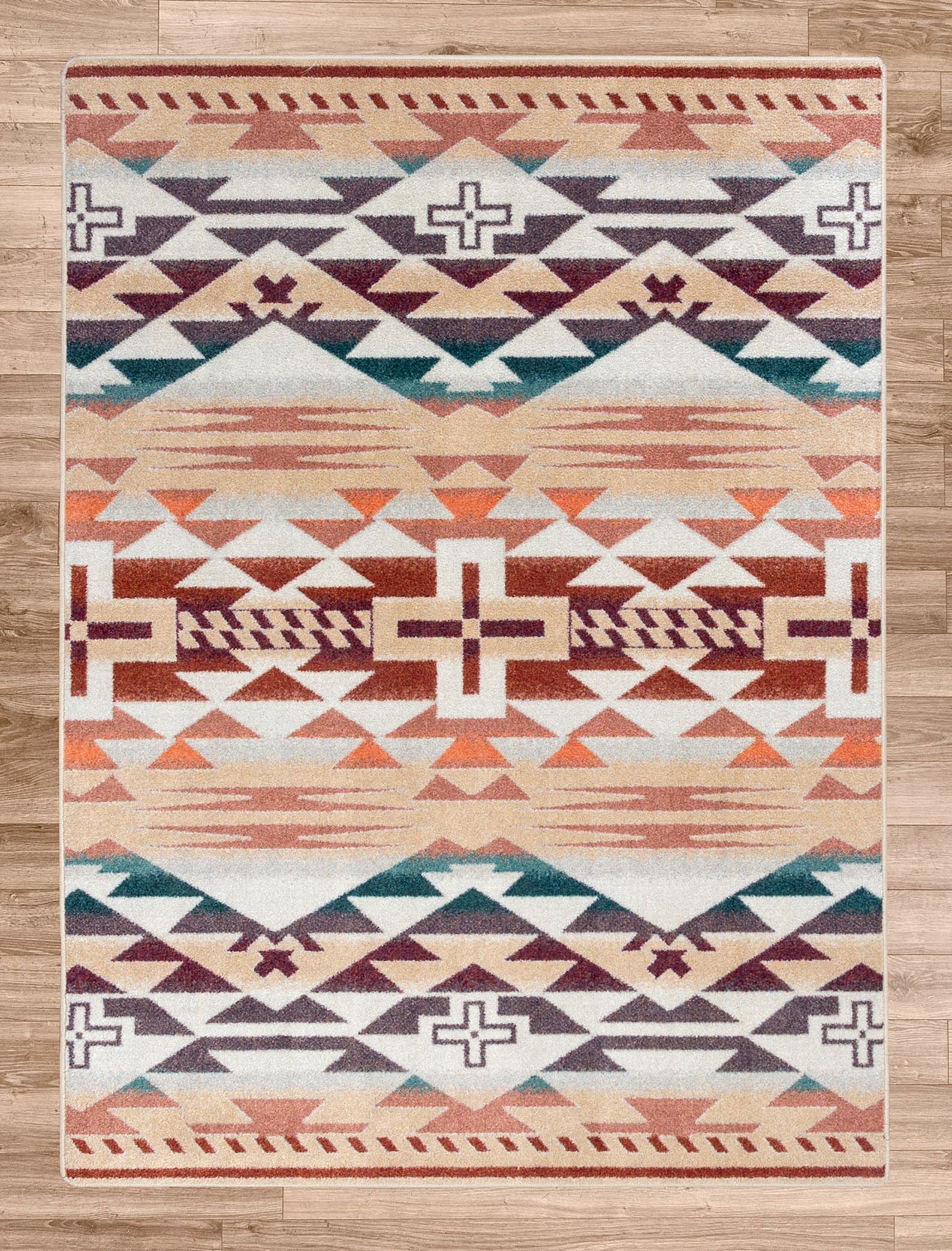 Bright Native American Style Rug Bright Native American Style - Etsy
