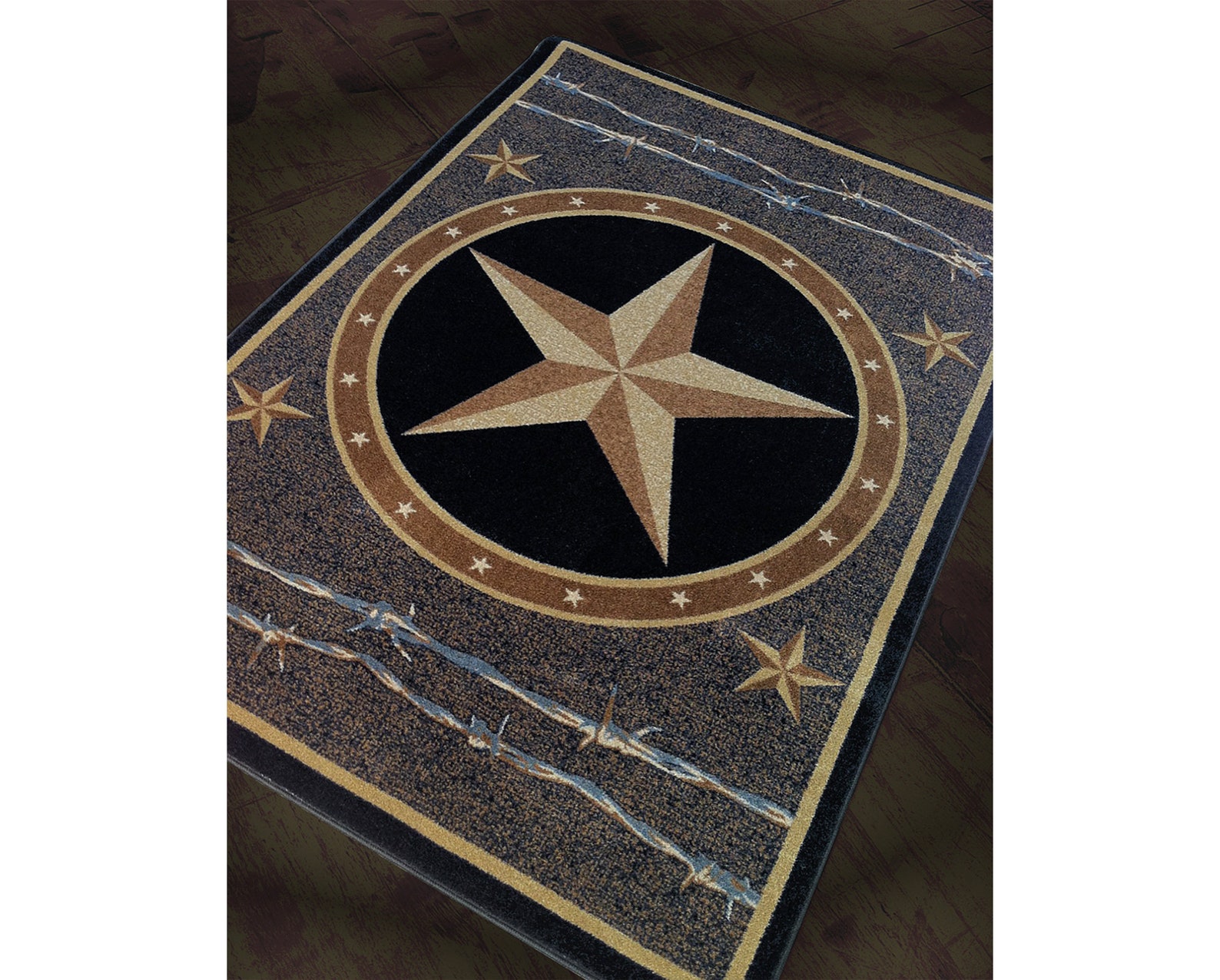 Western Rug Western Area Rug Texas Star Rug Texas Star Area Etsy