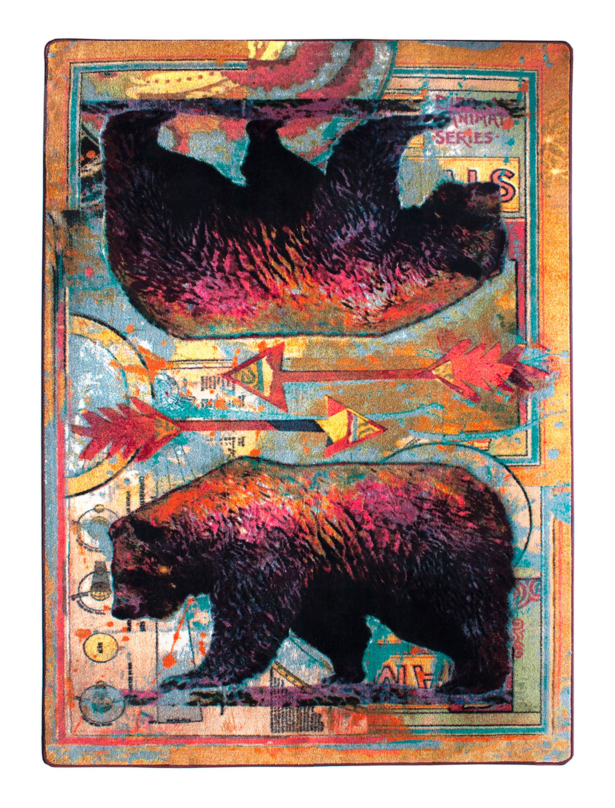 Brown Bear Rug Brown Bears Rug Bear Rug Bears Rug Bear | Etsy