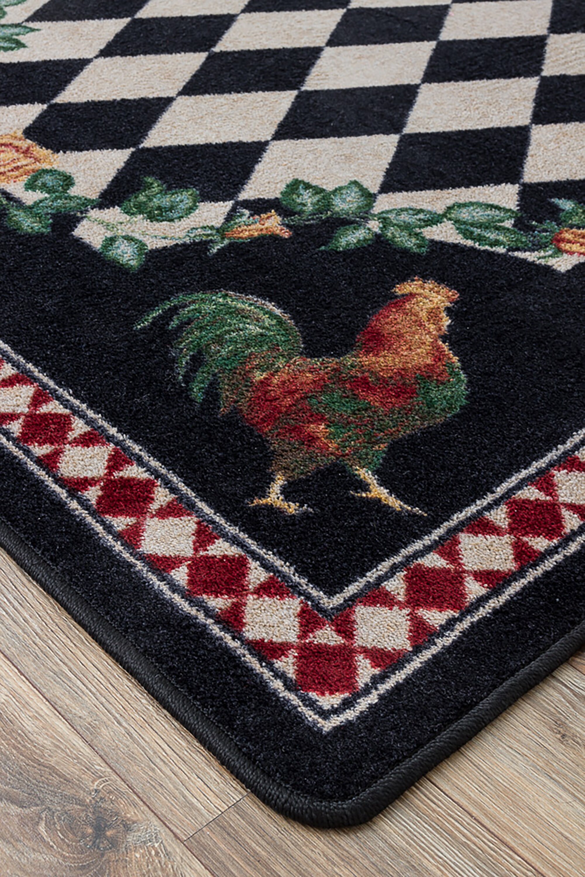 Rooster Rug Rooster Area Rug Country Rug Chicken Rug Etsy