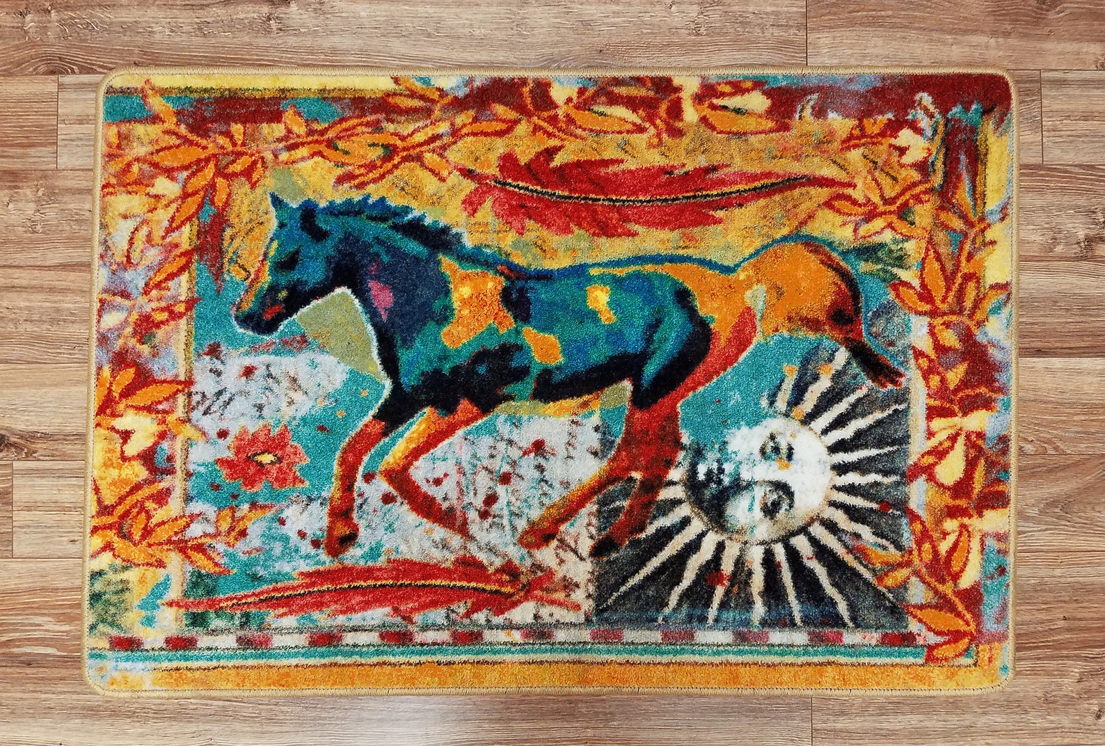 Horses Rug Horse Rug Horse Area Rug Western Rug Western Etsy