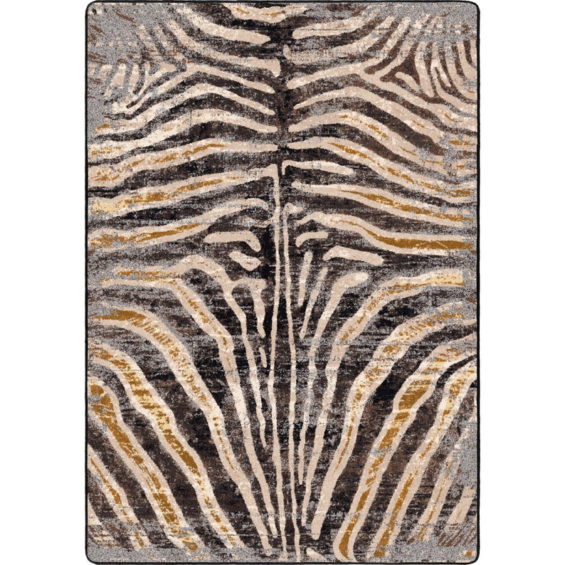 Modern Zebra Rug Zebra Area Rug Zebra Print Rug Zebra Print Etsy