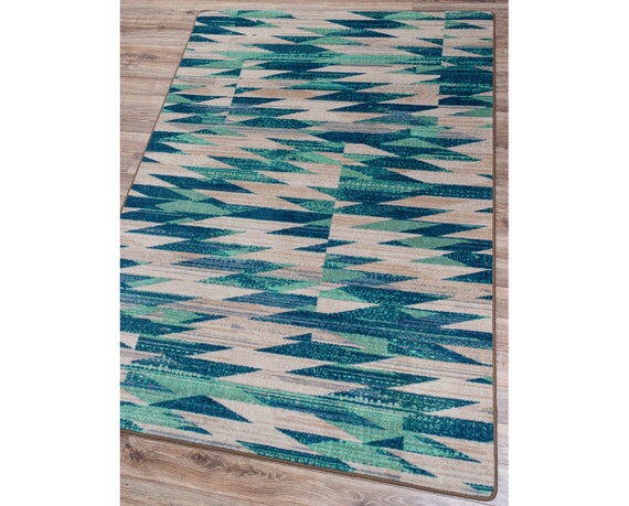 Southwest Area Rug Native American Style Rug Southwestern | Etsy