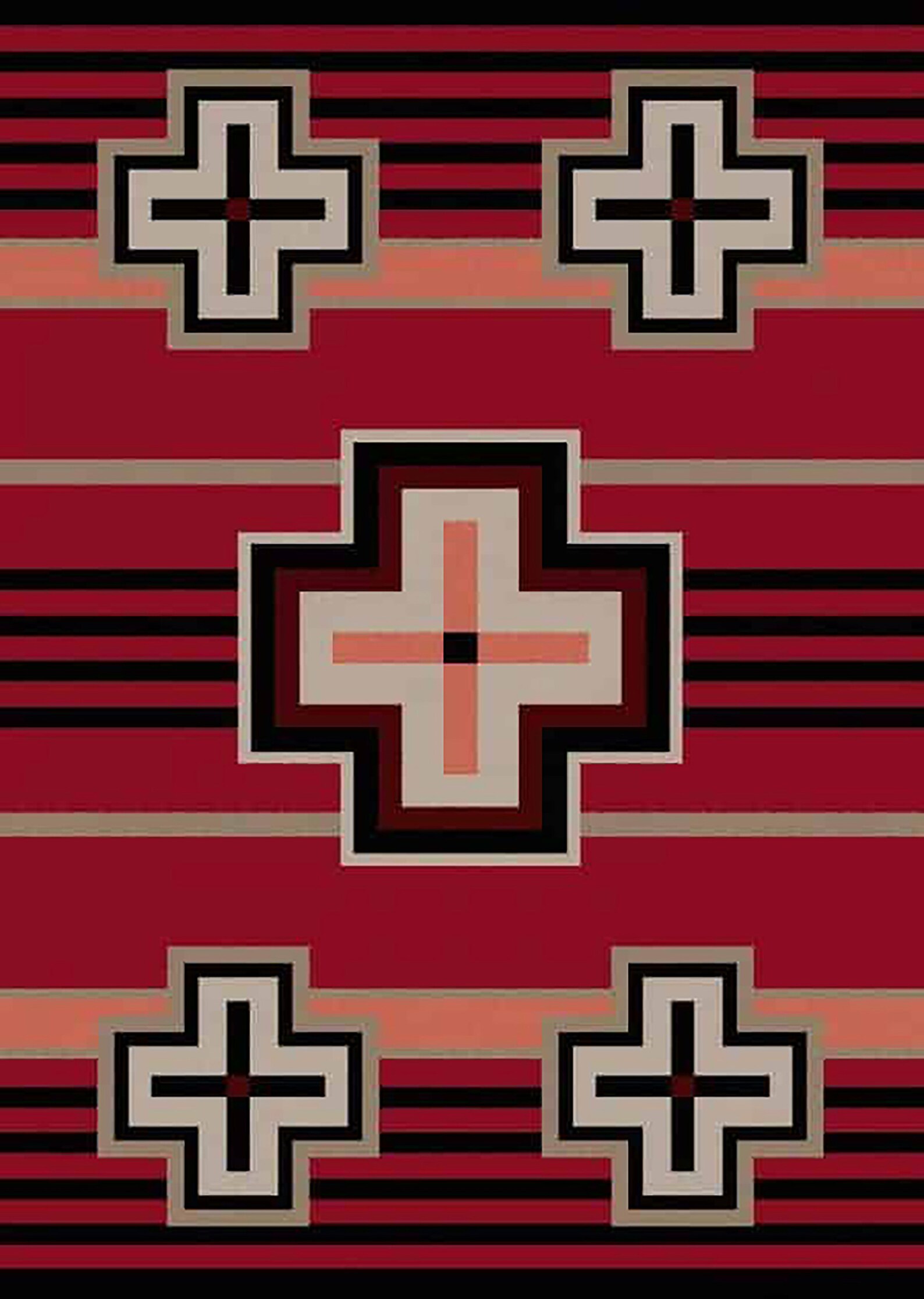 Nursery Rug Nursery Area Rug Western Nursery Rug Red Etsy