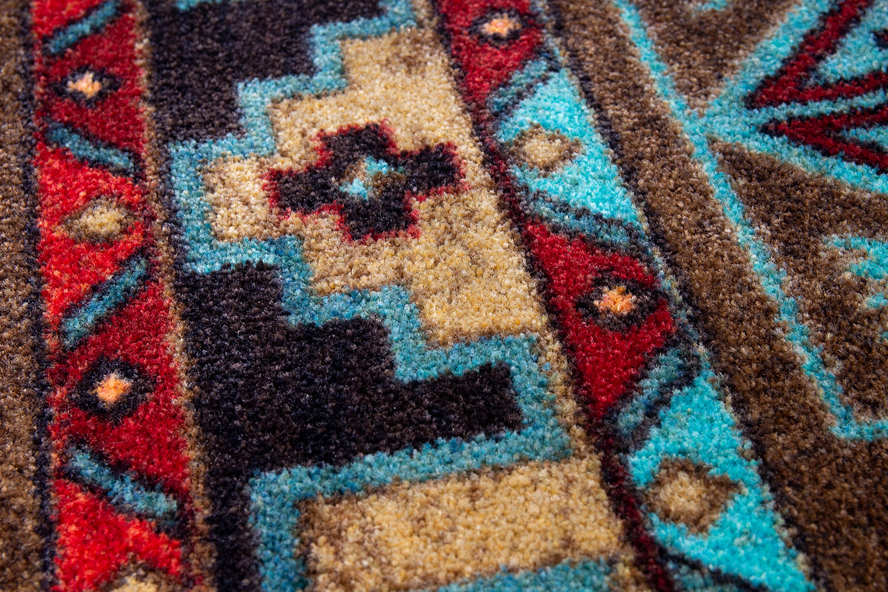 Brown Southwestern Rug Brown Southwest Rug Brown Etsy