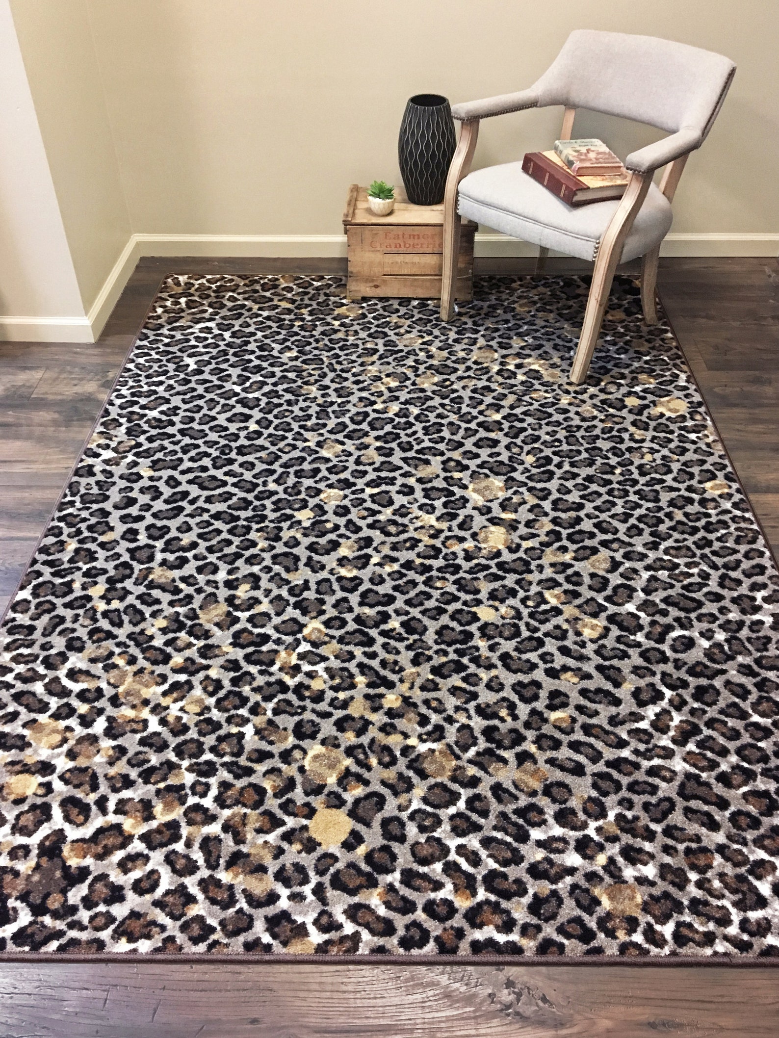 Cheetah Print Rug Cheetah Rug Cheetah Area Rug Animal Print Etsy