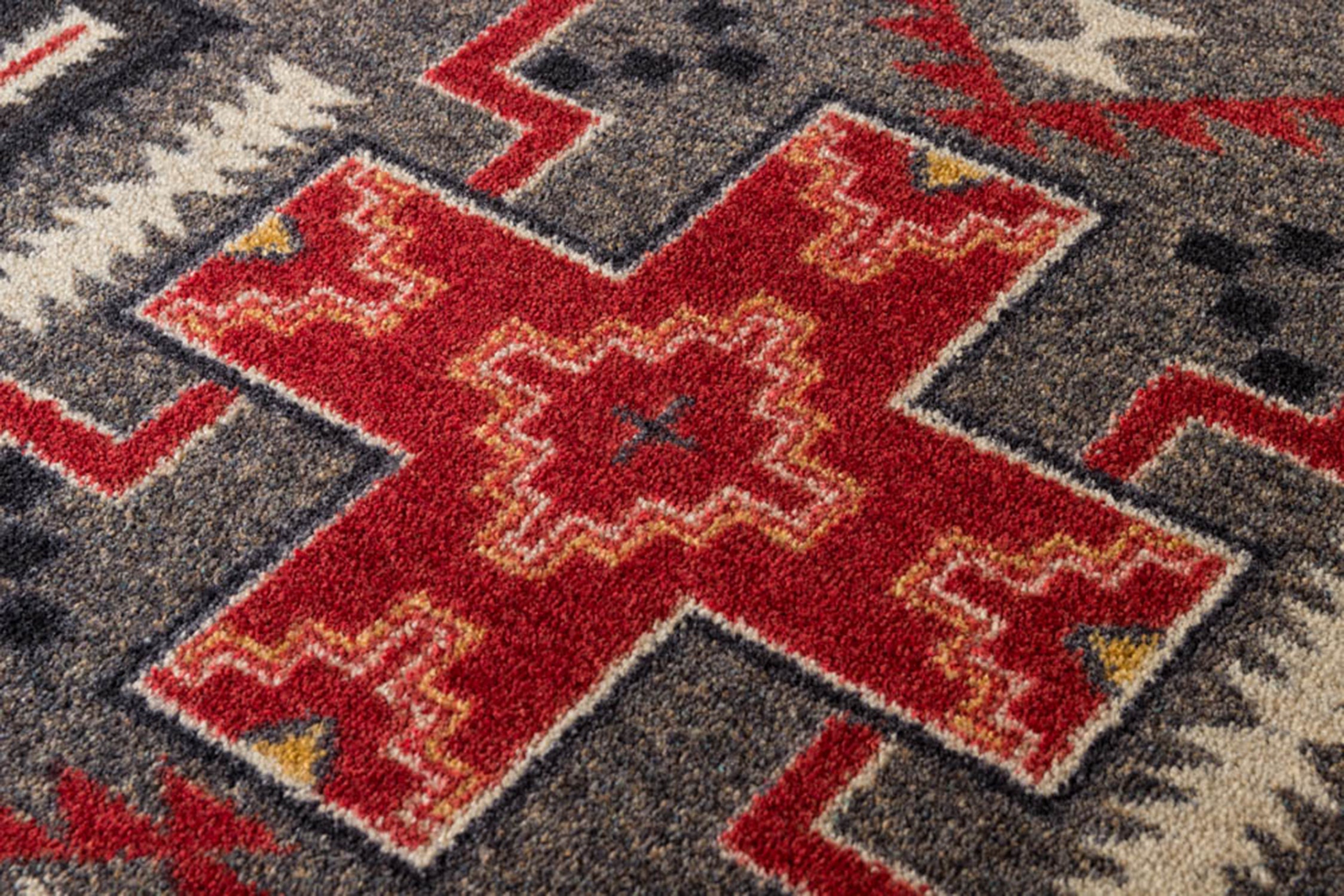 Red and Black Southwestern Rug Southwest Rug Southwestern Etsy