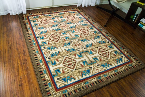 Rustic Rug Rustic Area Rug Rustic Decor Rustic Home Etsy