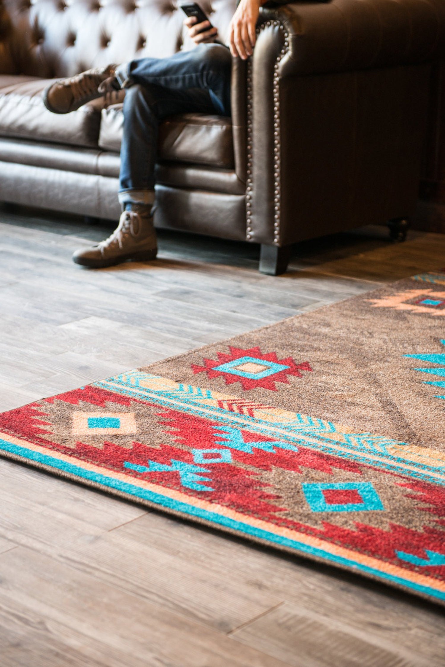 Native American Style Rug Native American Style Area Rug Etsy Canada