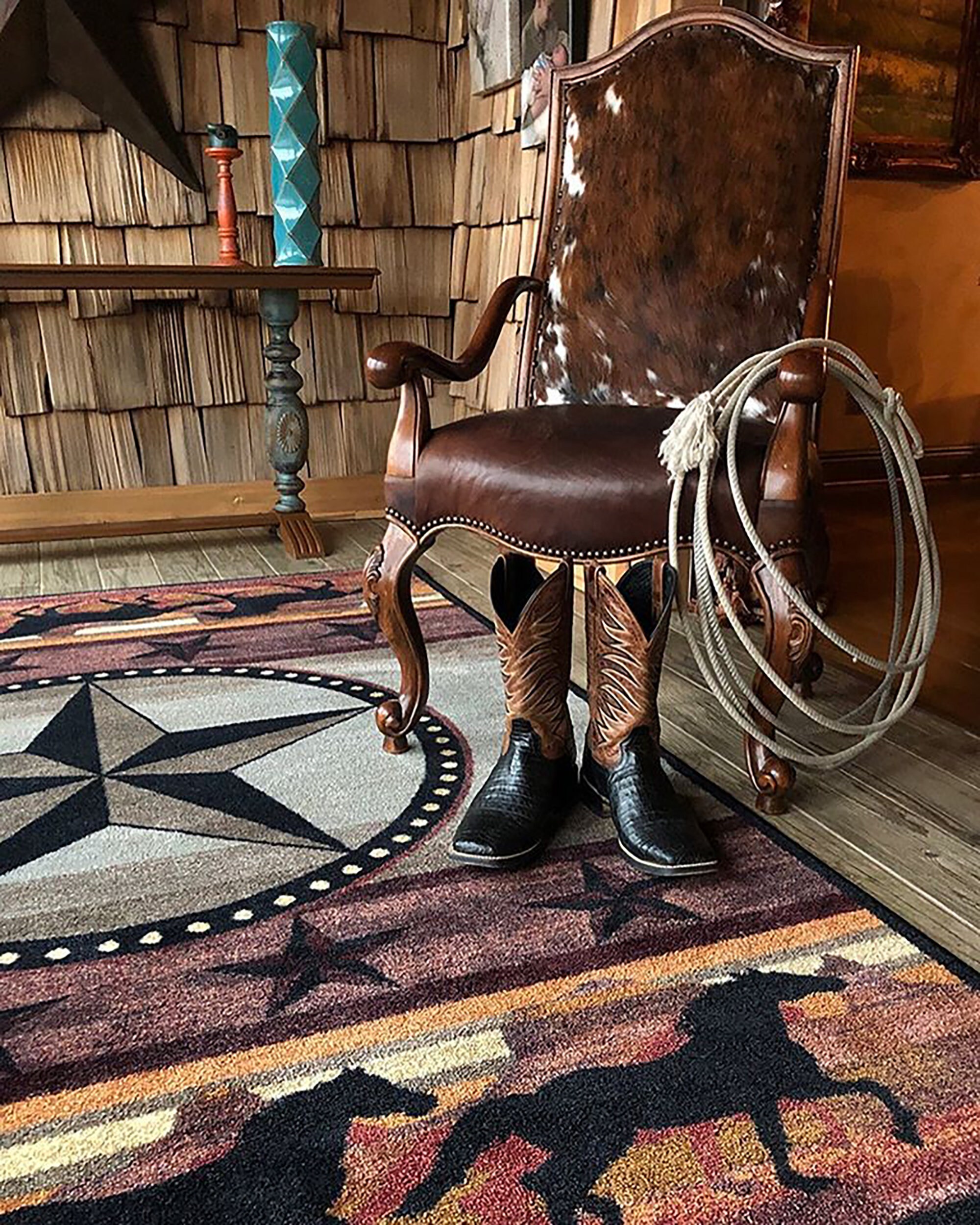 Western Rug Horse Rug Cowboy Rug Southwestern Rug Western Etsy