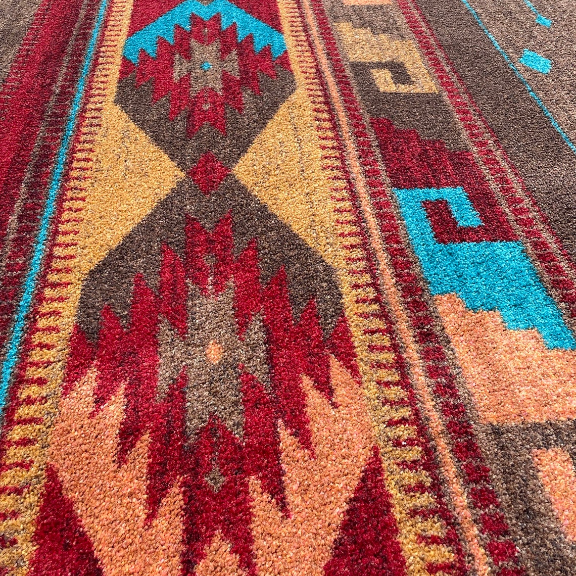 Turquoise Rug Turquoise Area Rug Southwestern Rug Etsy