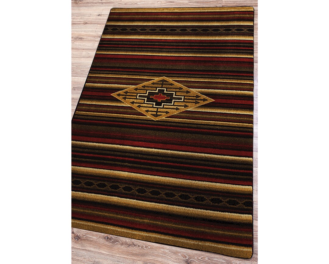 Rustic Rug, Rustic Area Rug, Rustic Decor, Rustic Home Decor, Rustic ...