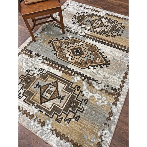 Gray Patchwork Rug Etsy