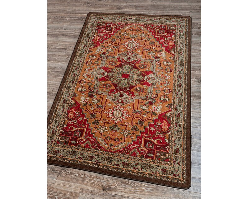 Red Persian Style Rug Area Rugs